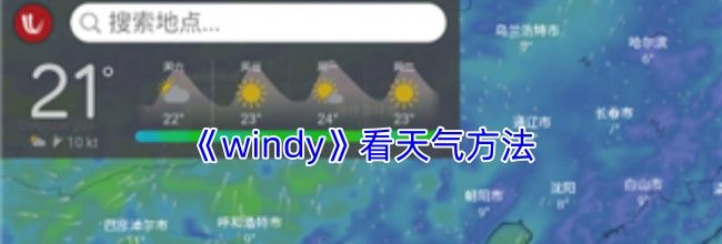 《windy》看天气方法