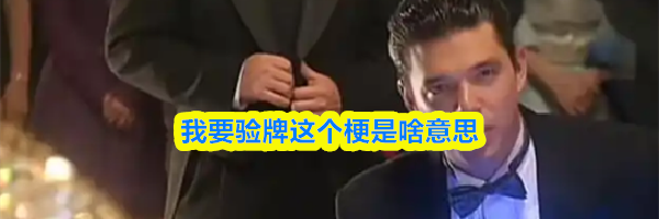 我要验牌这个梗是啥意思