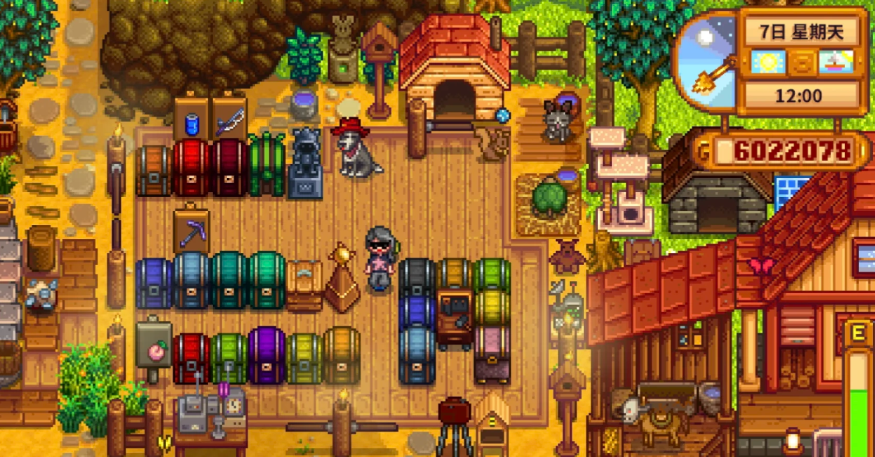 《星露谷物语》物品整理分区技巧