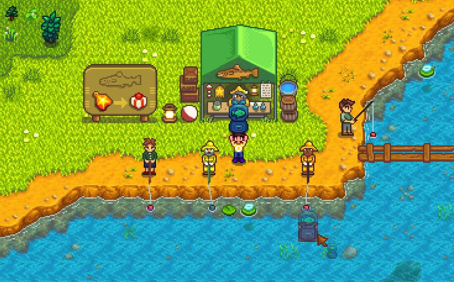 《星露谷物语》鳟鱼大赛黄金标签兑换指南