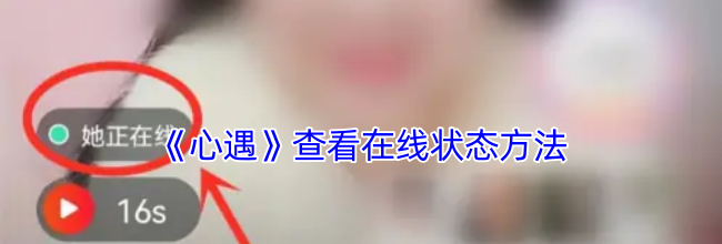 《心遇》查看在线状态方法