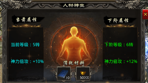 《小鱼传奇》转生系统攻略