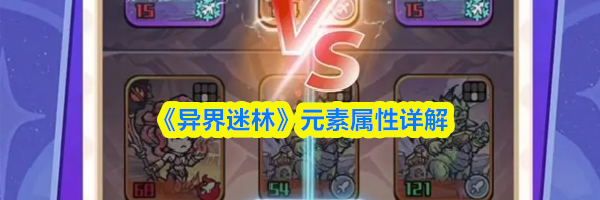 《异界迷林》元素属性详解