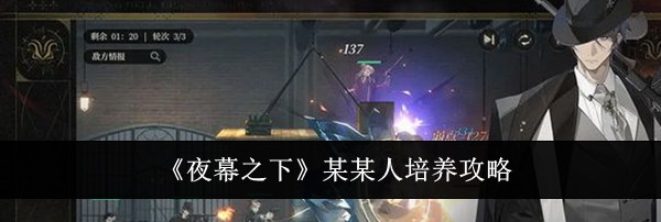 《夜幕之下》某某人培养攻略