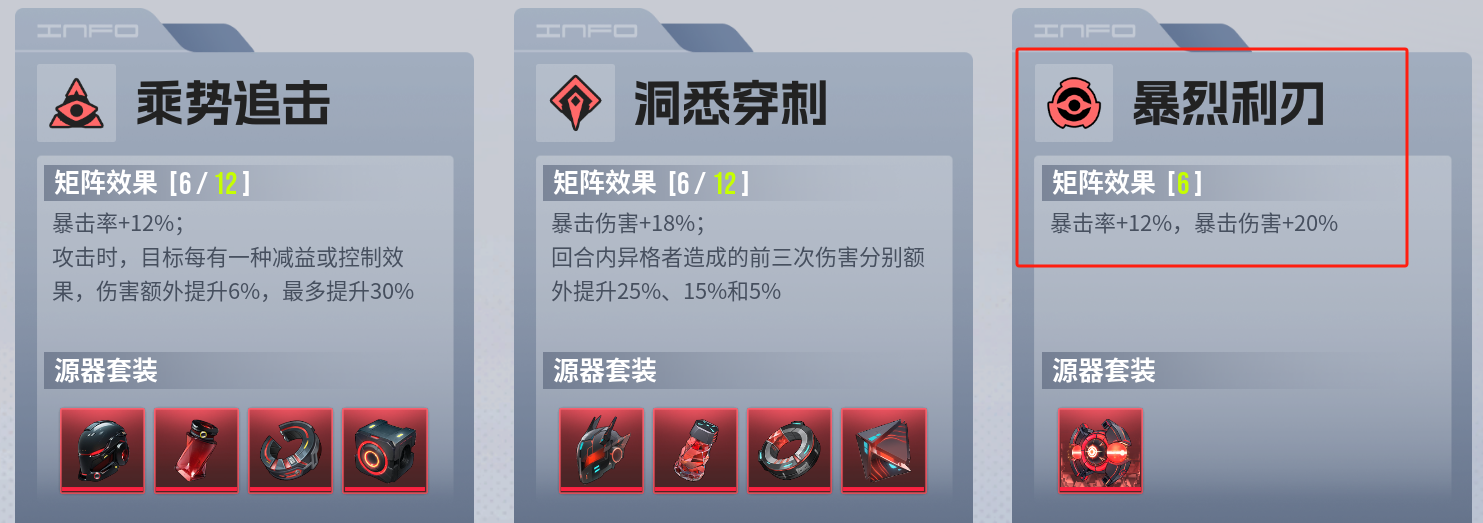 《伊瑟》配装系统智壳与源器板块介绍