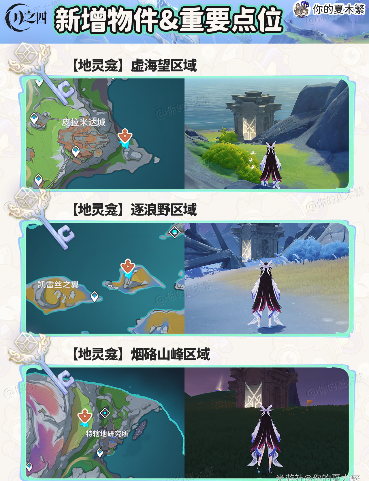 《原神》月之四新增物品收集点位一览