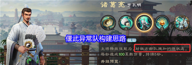 偃武异常队构建思路