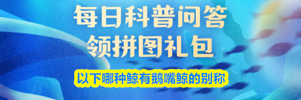 以下哪种鲸有鹅嘴鲸的别称