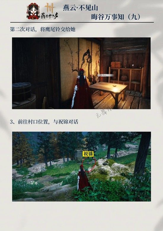 《燕云十六声》晦谷之九鸷鸟与鹗完成攻略