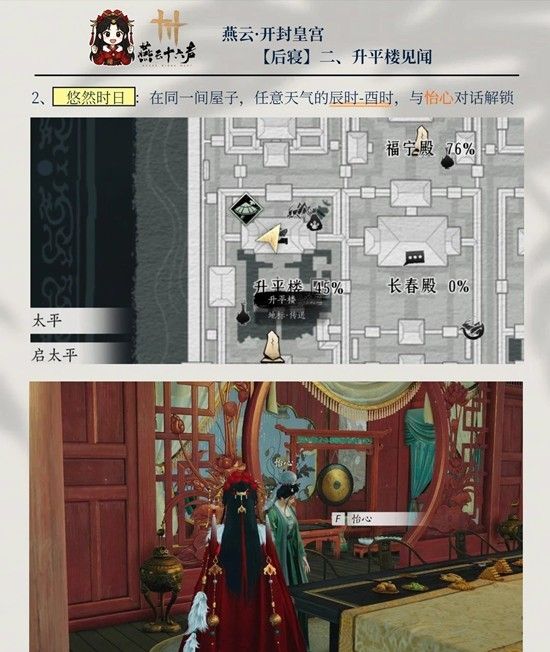 《燕云十六声》生平楼5个见闻攻略