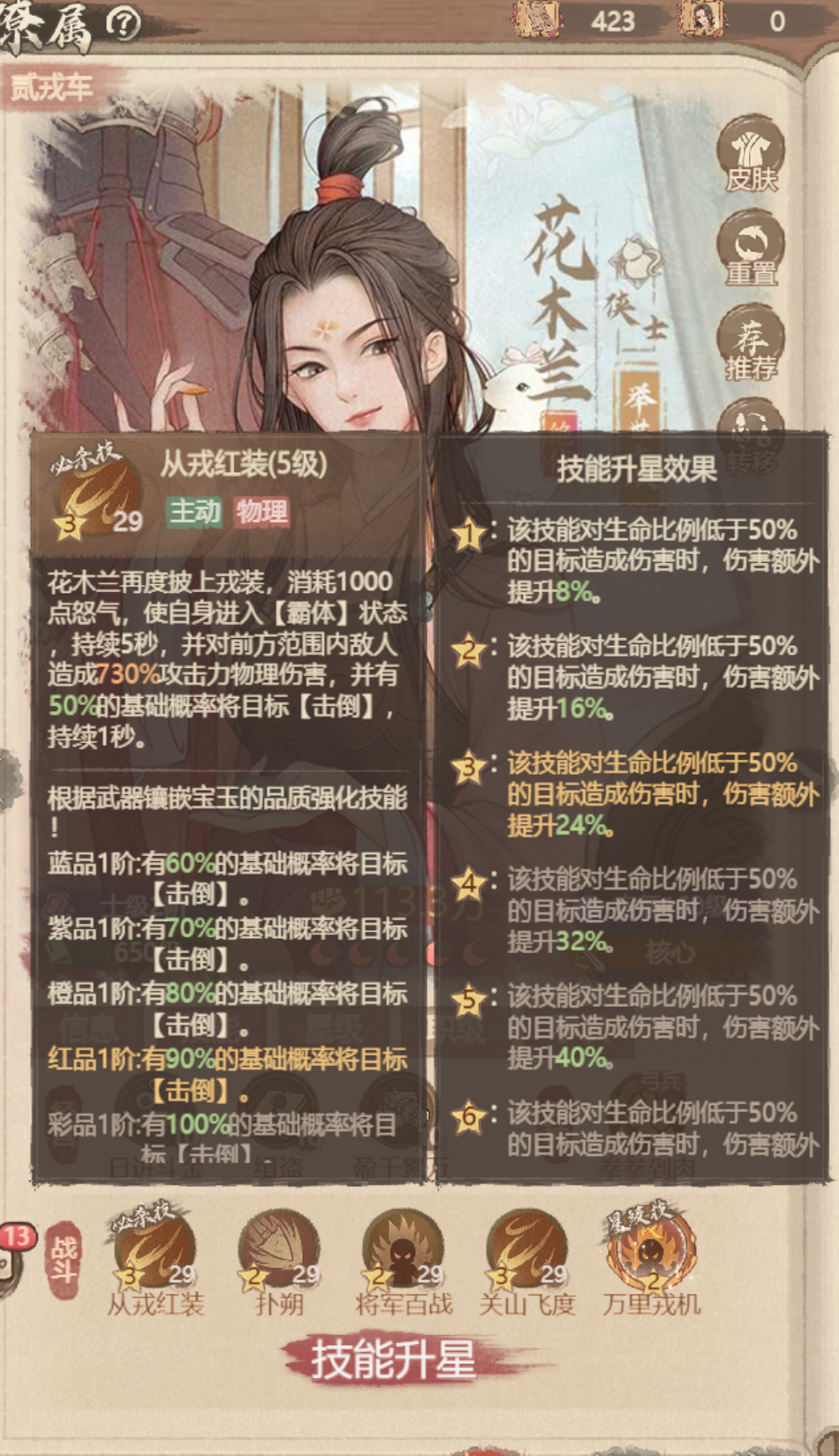 《这城有良田》花木兰0氪养成攻略