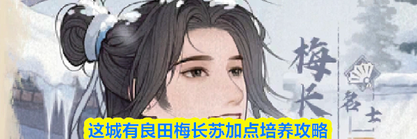 这城有良田梅长苏加点培养攻略