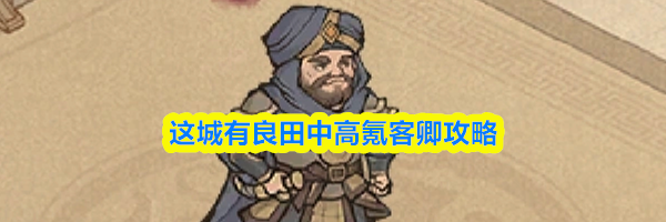 这城有良田中高氪客卿攻略