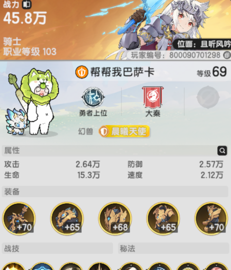 《杖剑传说》萌新必看骑士技能搭配