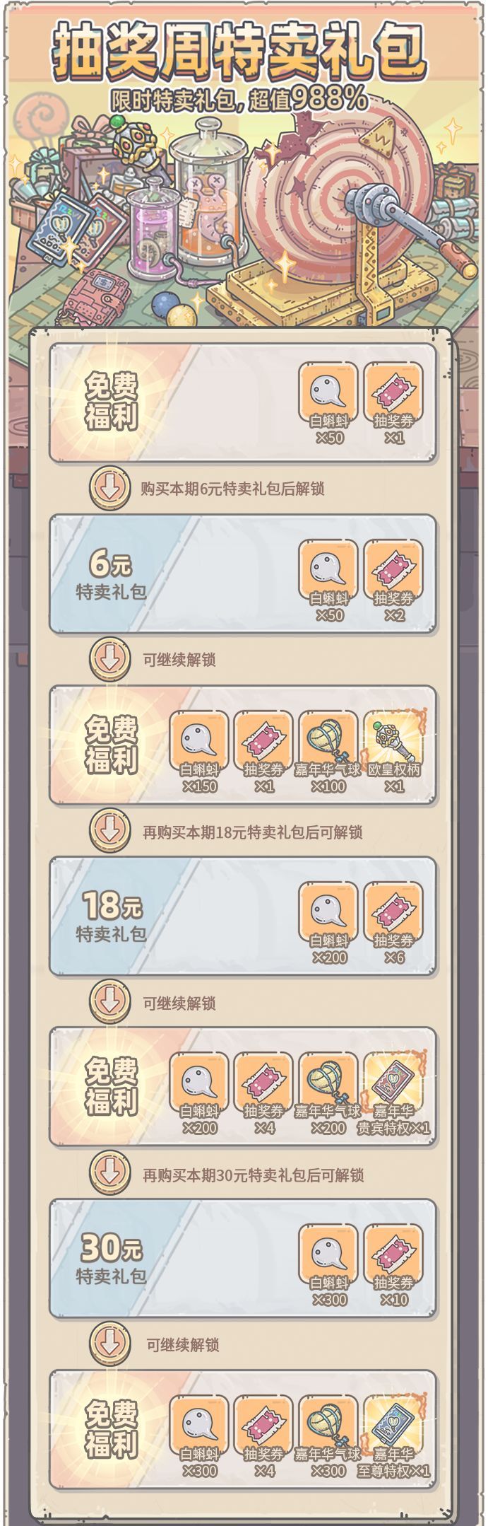 《最强蜗牛》抽奖嘉年华上线内容预览