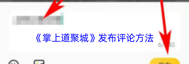 《掌上道聚城》发布评论方法