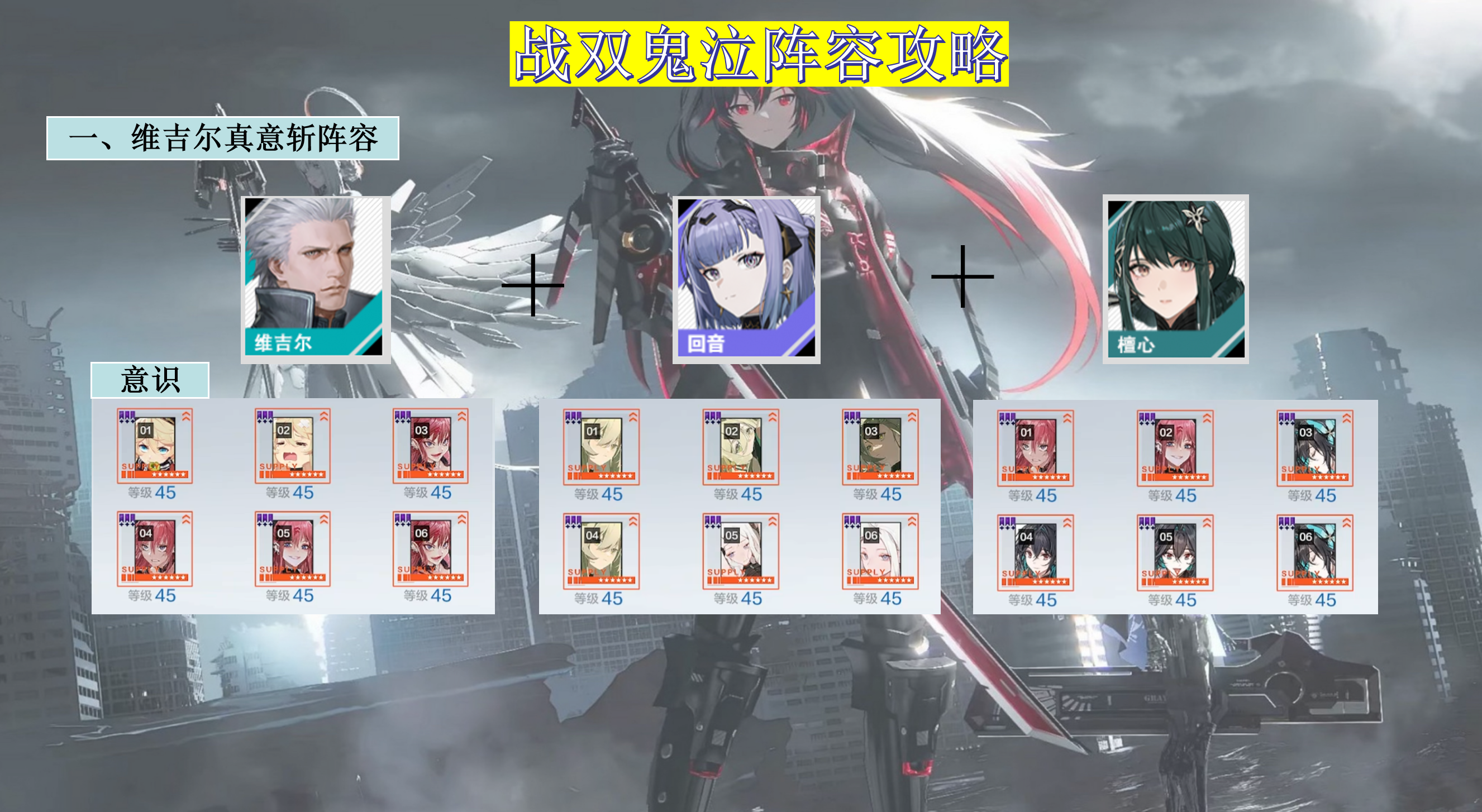 《战双帕弥什》维吉尔阵容思路