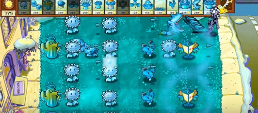 《植物大战僵尸杂交版》寒冰向日葵属性一览