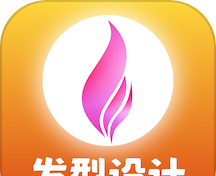 独孤发型设计logo图