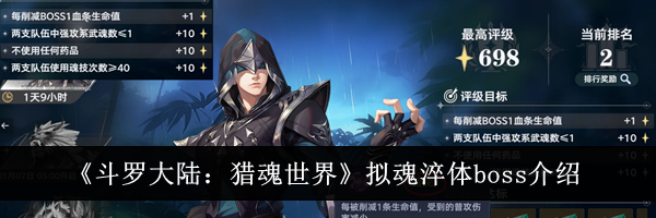 《斗罗大陆：猎魂世界》拟魂淬体boss介绍