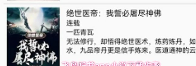 飞鸟听书app小说下载步骤