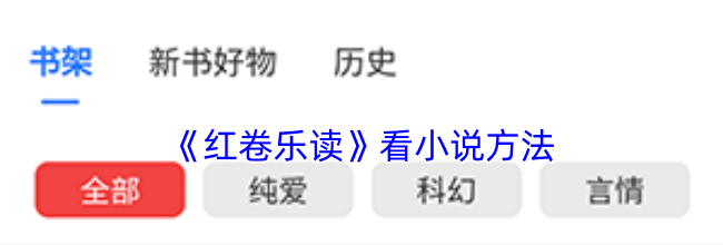 《红卷乐读》看小说方法