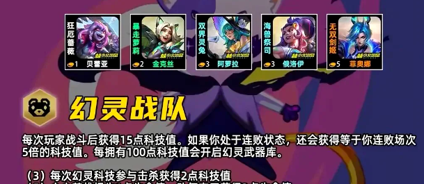 金铲铲之战s17幻灵战队连败连胜选择推荐