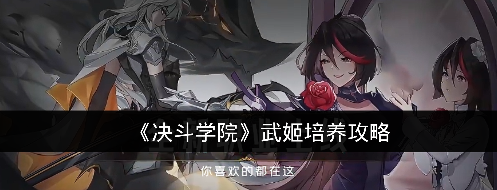 《决斗学院》武姬培养攻略