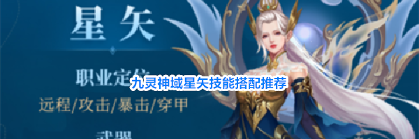 九灵神域星矢技能搭配推荐