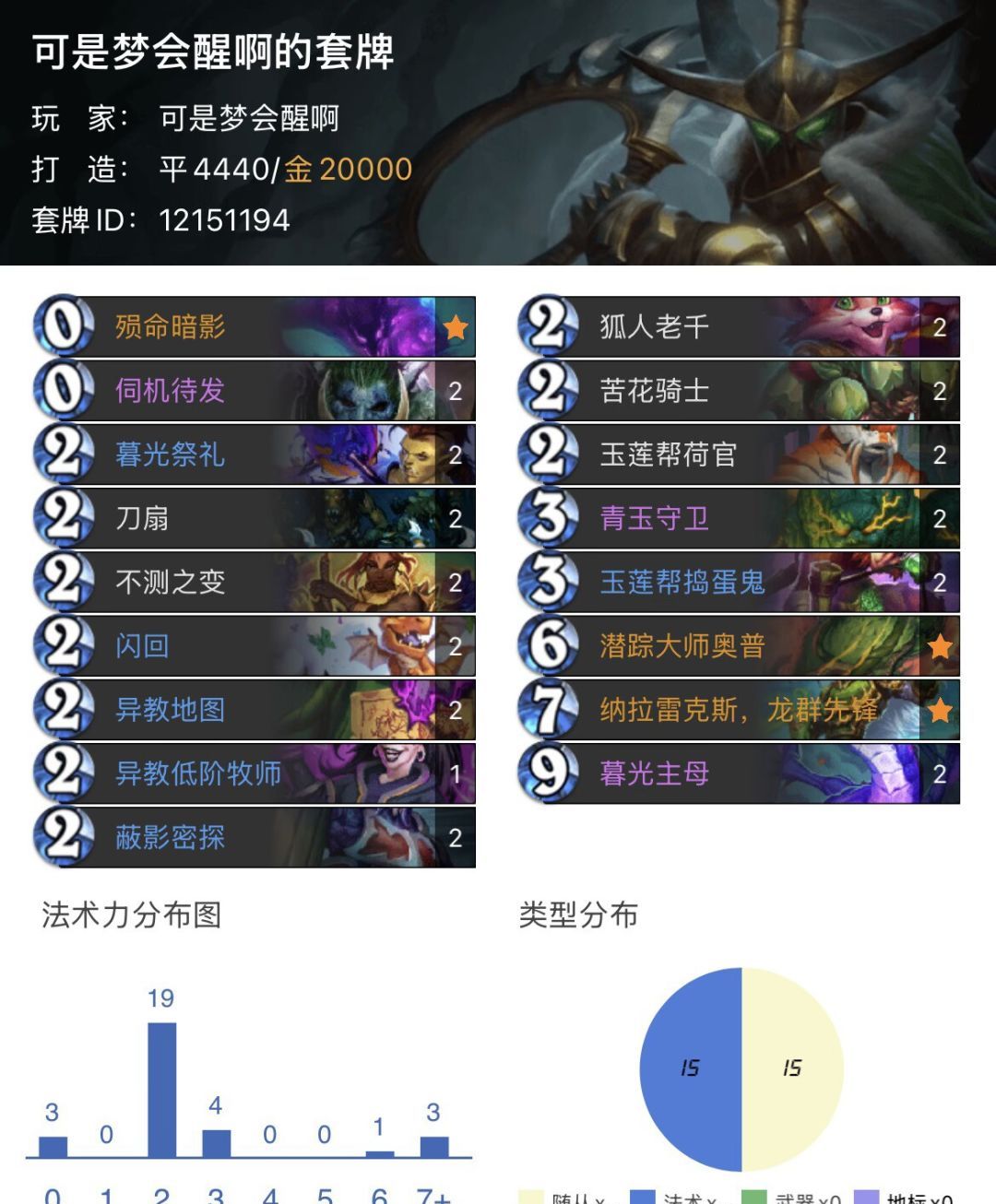炉石传说虚空瞎卡组攻略