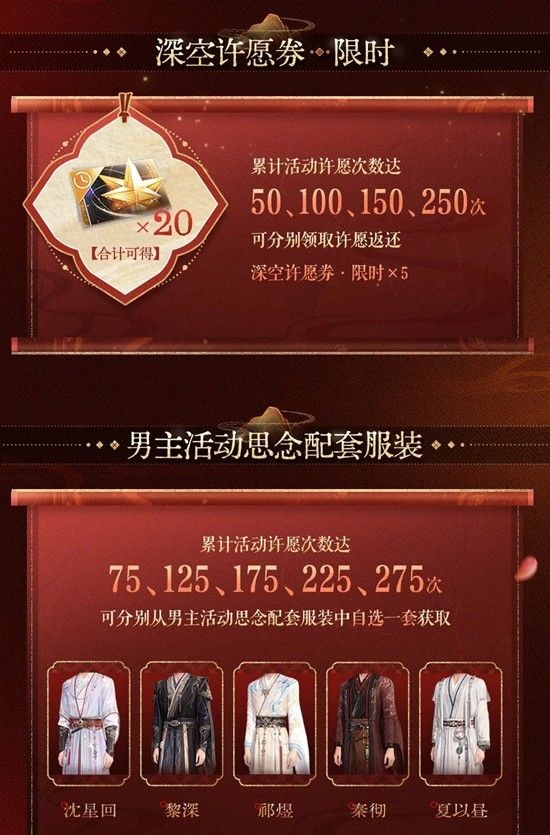 《恋与深空》人间缱倦意许愿规则介绍