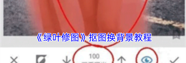 《绿叶修图》抠图换背景教程