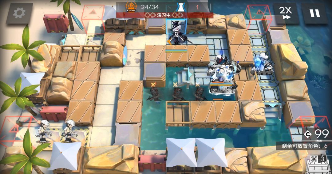 《明日方舟》十字路口CG-1到CG-8突袭少人摆完挂机攻略