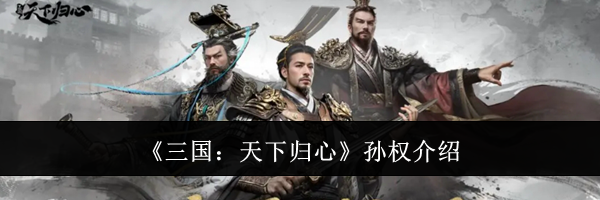 《三国：天下归心》孙权介绍