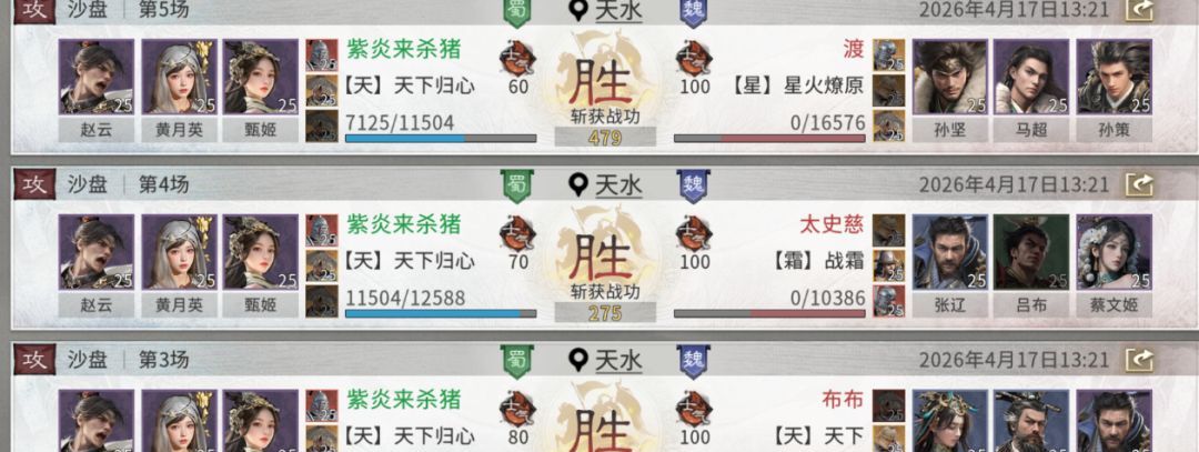 《三国：天下归心》赵云攻防一体闪避队搭配推荐