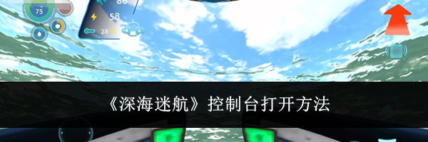 《深海迷航》控制台打开方法