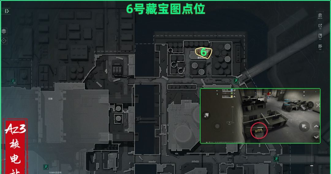 三角洲行动AZ3藏宝图具体位置