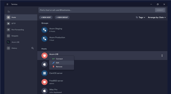 《termius》使用教程
