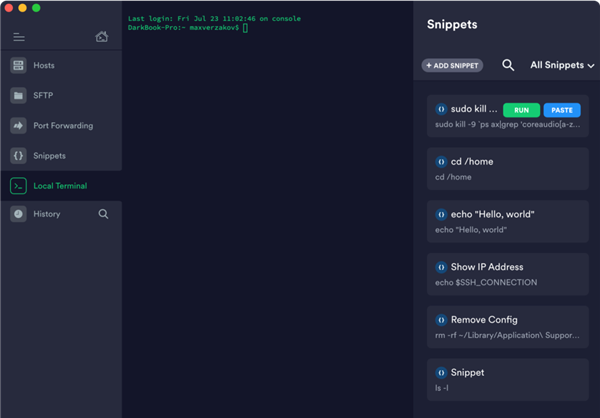 《termius》使用教程