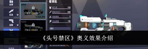 《头号禁区》奥义效果介绍