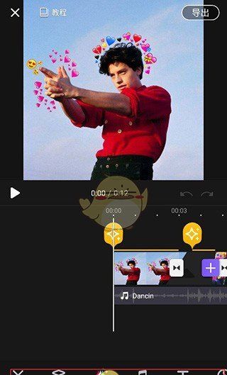 《vivacut》添加音乐方法