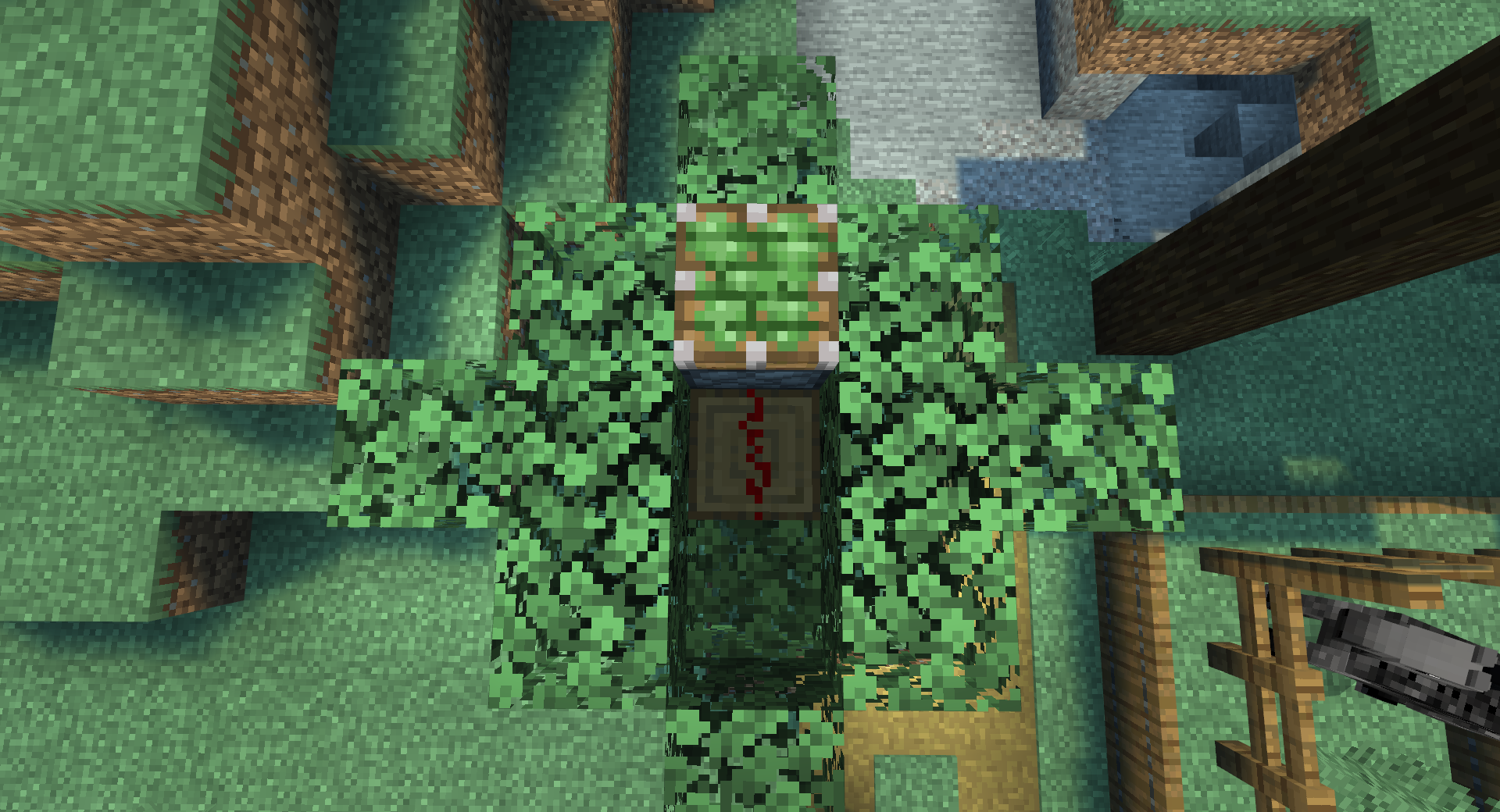 《我的世界：移动版》弹跳平台搭建教程