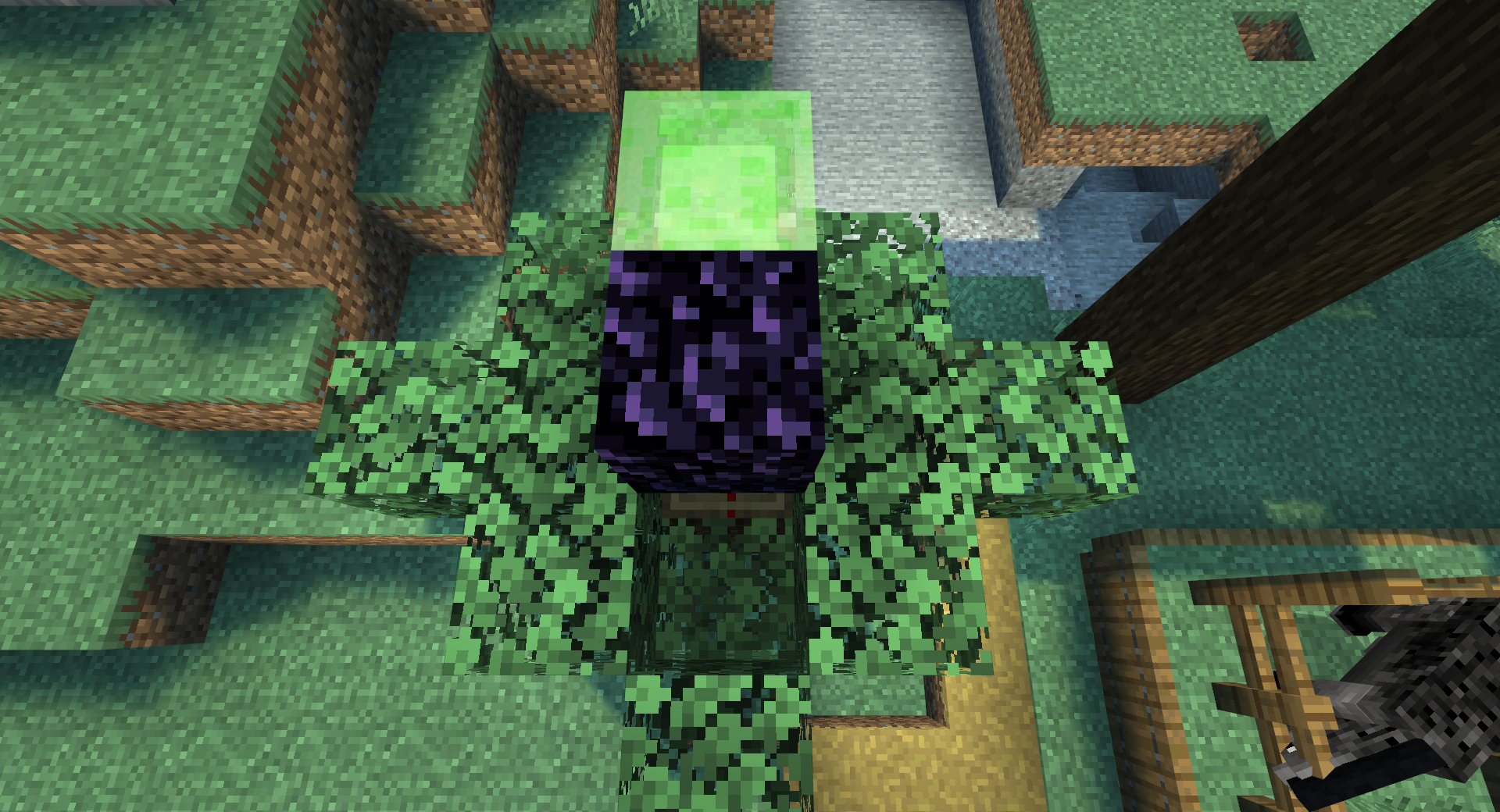 《我的世界:移动版》弹跳平台搭建教程