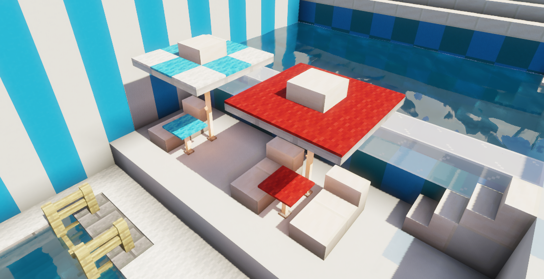 《我的世界：移动版》露天泳池改造方案