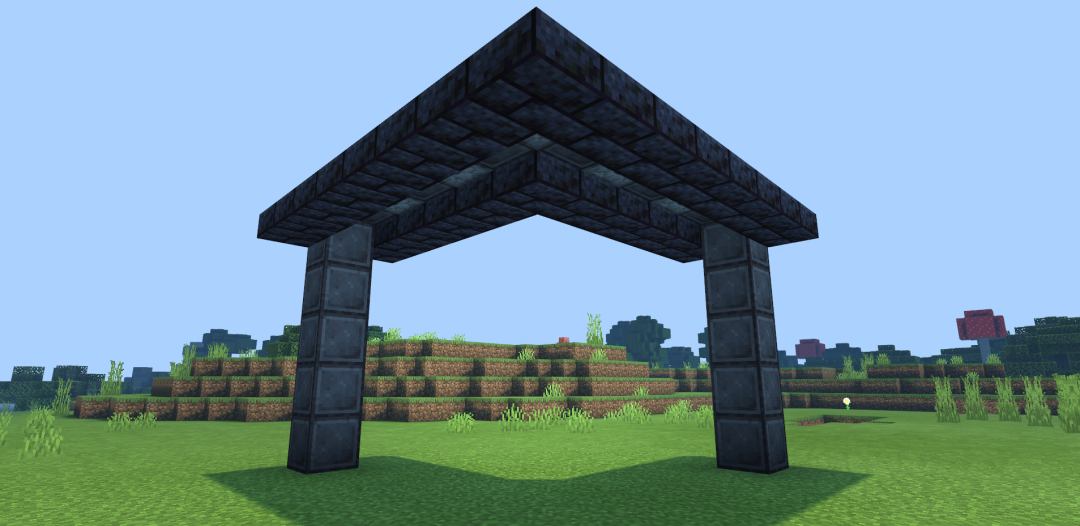 《我的世界：移动版》全自动按钮岩浆门搭建方法