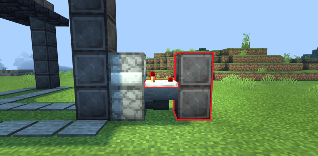 《我的世界：移动版》全自动按钮岩浆门搭建方法