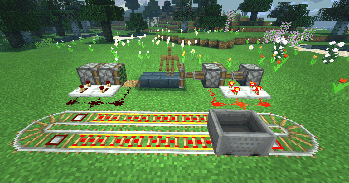 《我的世界：移动版》射术练习场搭建方法