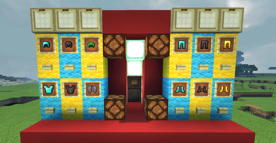 《我的世界：移动版》自选换装间搭建教程