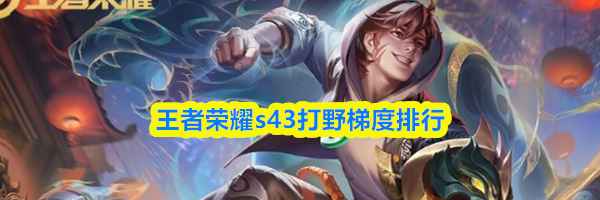 王者荣耀s43打野梯度排行