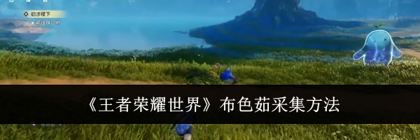 《王者荣耀世界》布色茹采集方法